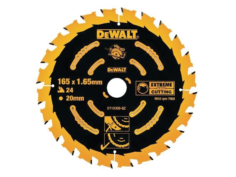 Dewalt Extreme Framing Circular Saw Blade 165 X 20mm X 40t Dewalt
