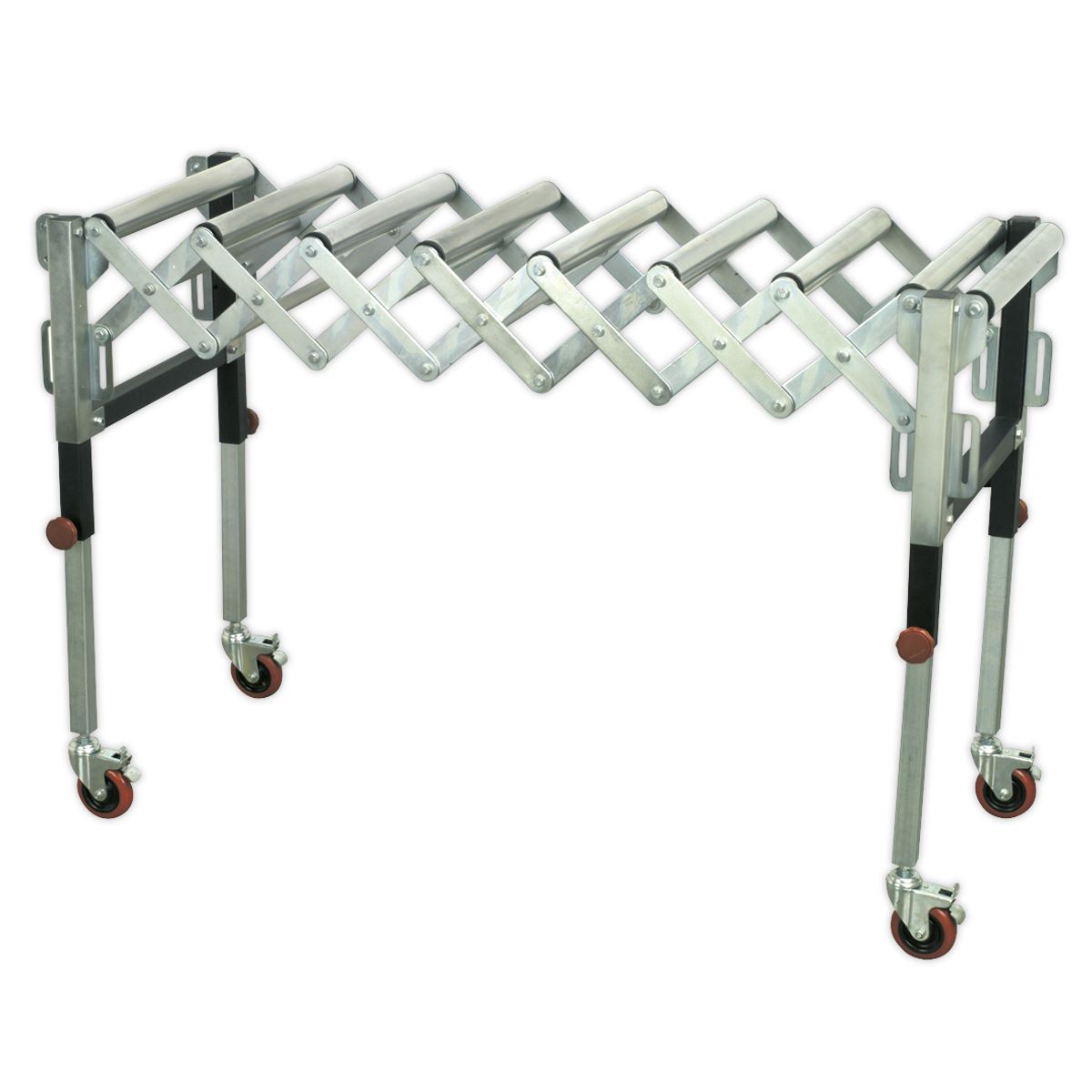 Sealey RS911F Adjustable Roller Stand 450-1300mm 130kg Capacity Sealey