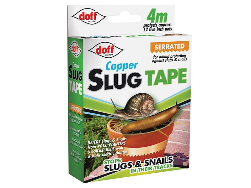 Doff Slug & Snail Adhesive Copper Tape 4m Doff