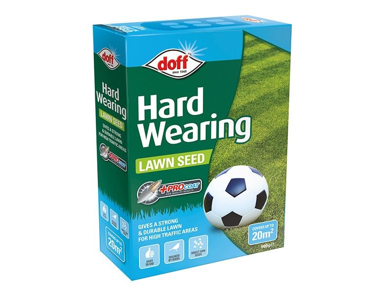 Doff Hard Wearing Lawn Seed 500g Doff