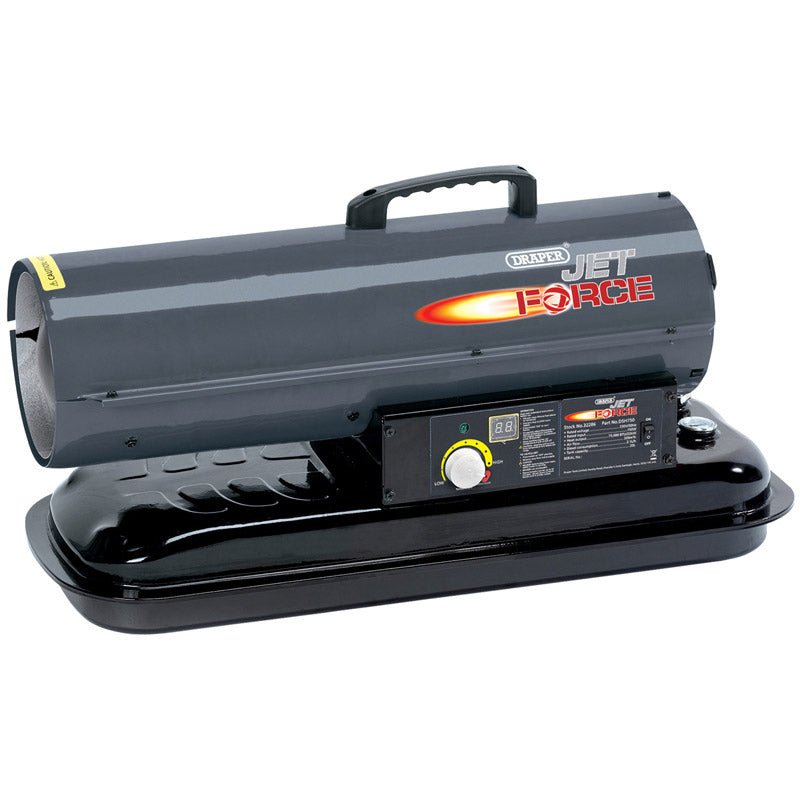 Draper Jet Force Diesel and Kerosene Space Heater 75000 BTU (22kW) 32286 Draper