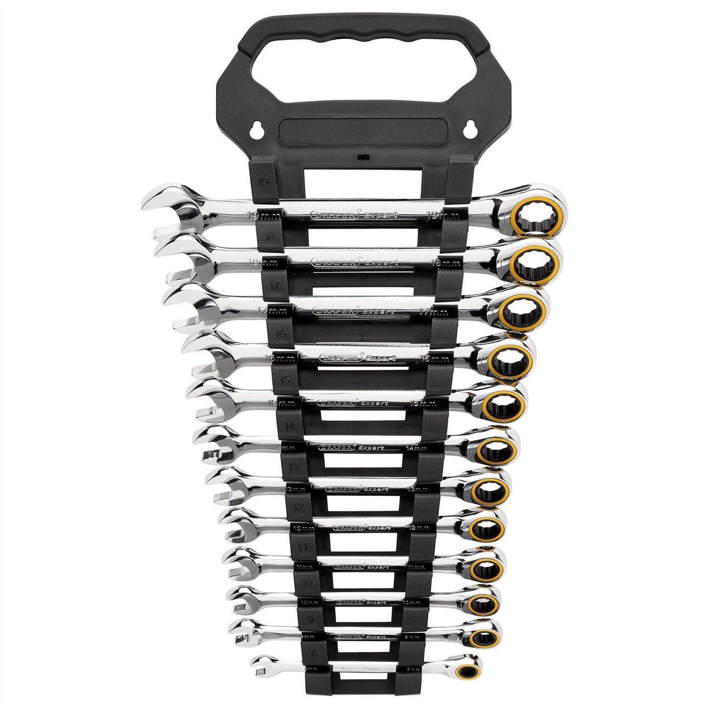 Draper 03897 Expert HI-TORQ® Metric Ratchet Combination Spanner Set 12 Piece Draper