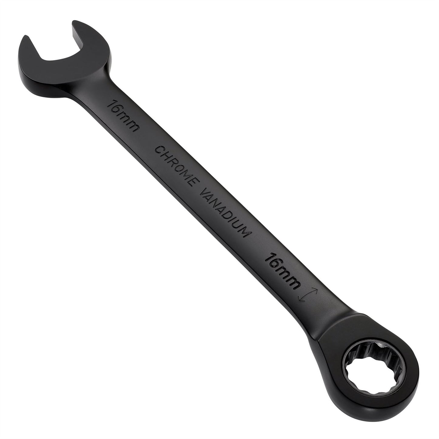 Draper 03906 Expert HI-TORQ® Metric Reversible Ratchet Combination Spanner 16mm Black Draper