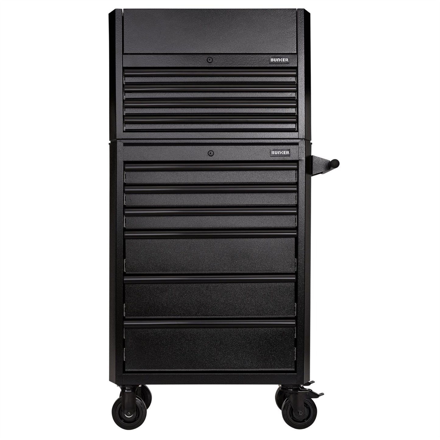 Draper 24247 BUNKER® 10 Drawer Combined Roller Cabinet and Tool Chest 26" Black Draper