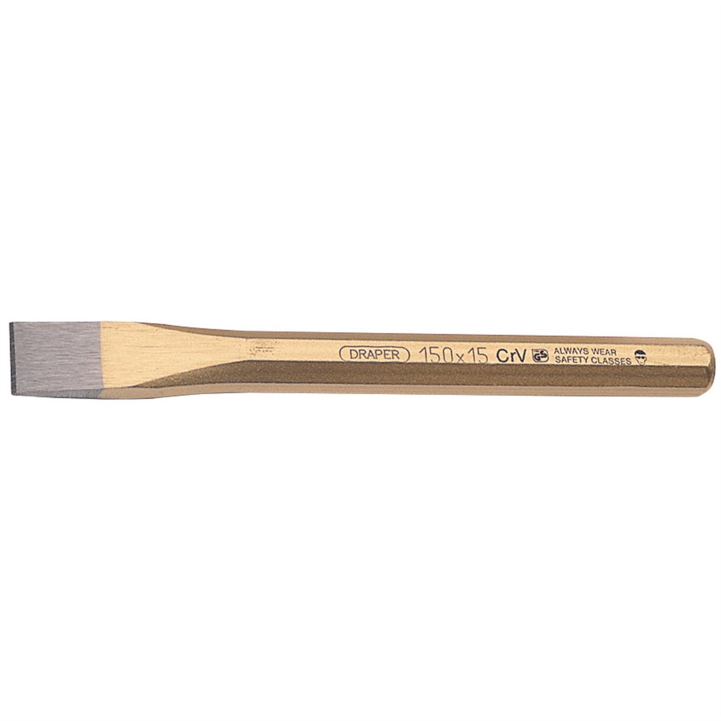 Draper 51554 Octagonal Flat Cold Chisel 15 x 150mm Draper