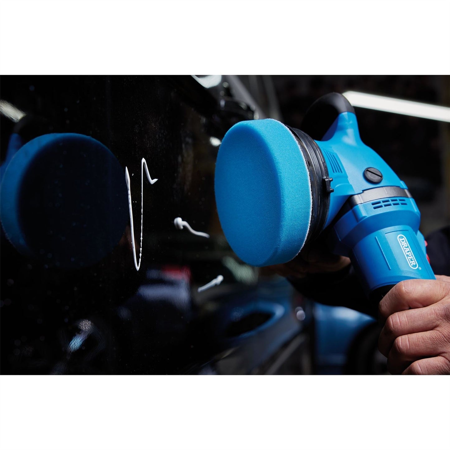 Draper 07580 Glaze or Finishing Pad 125mm Blue Draper