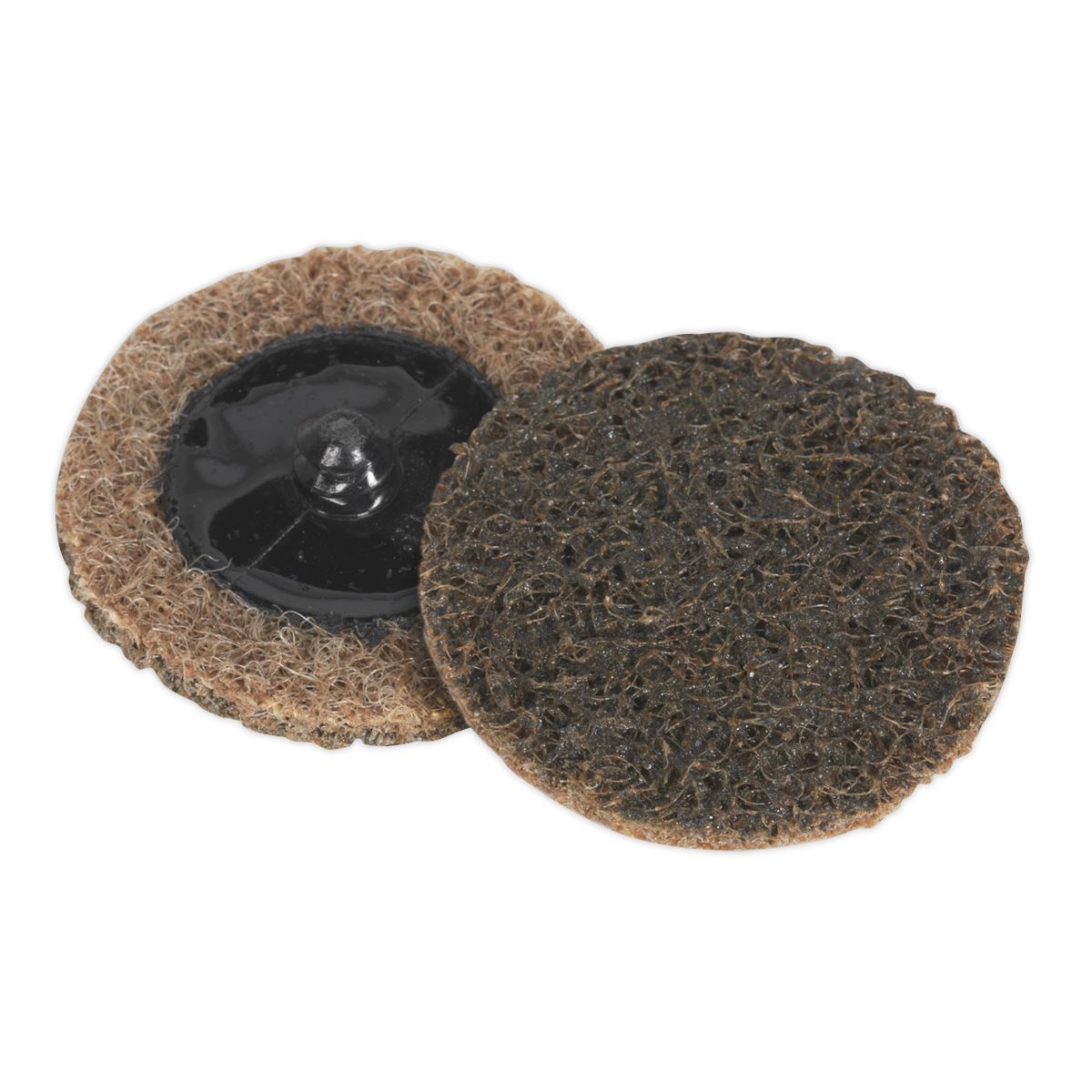 Sealey PTCQC50C Quick-Change Preparation Pad Ø50mm Coarse Pack of 10 Sealey