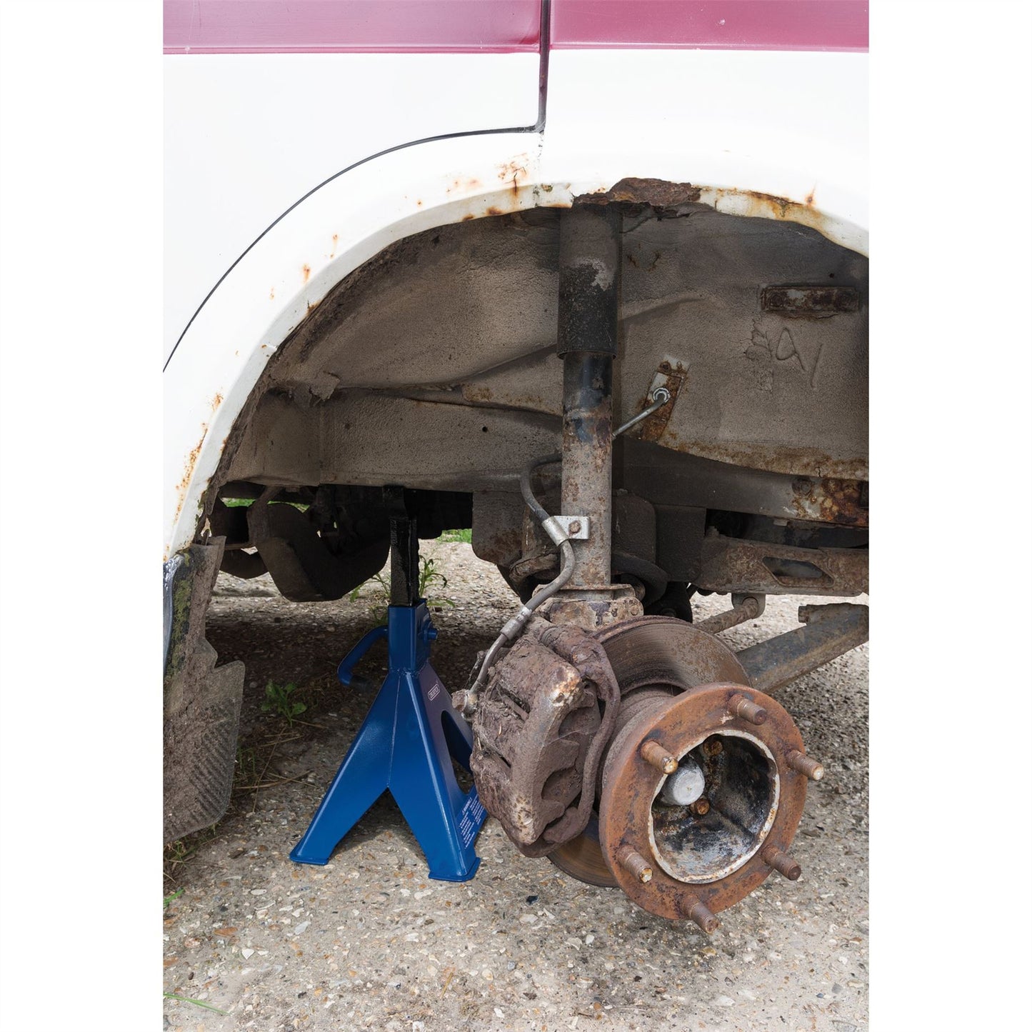 Draper 30883 Ratcheting Axle Stands 6 Tonne Pair Draper