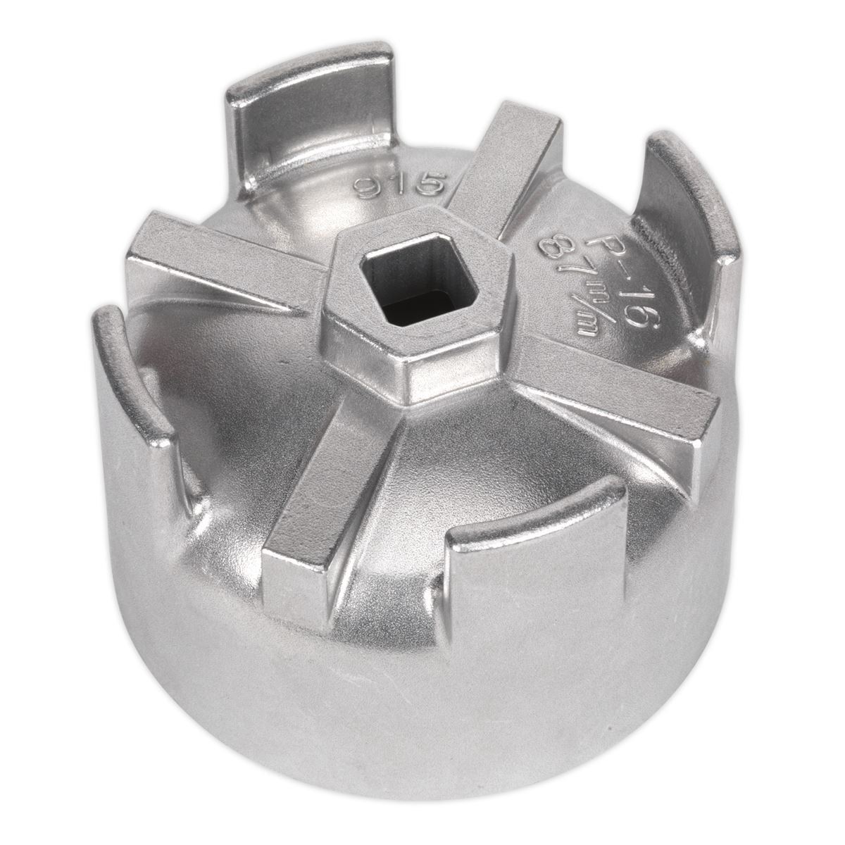 Sealey VS7114 Oil Filter Cap Wrench Ø87mm x 16 Flutes - Volvo Sealey