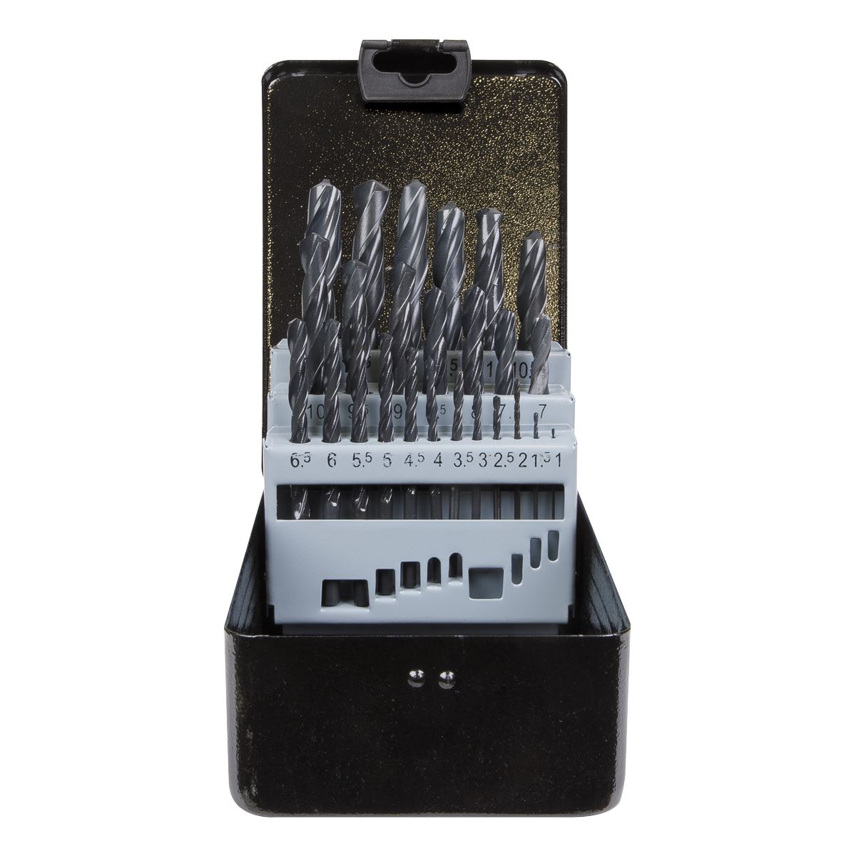Sealey DBS25RF HSS Roll Forged Drill Bit Set 25pc Ø1-13mm Sealey