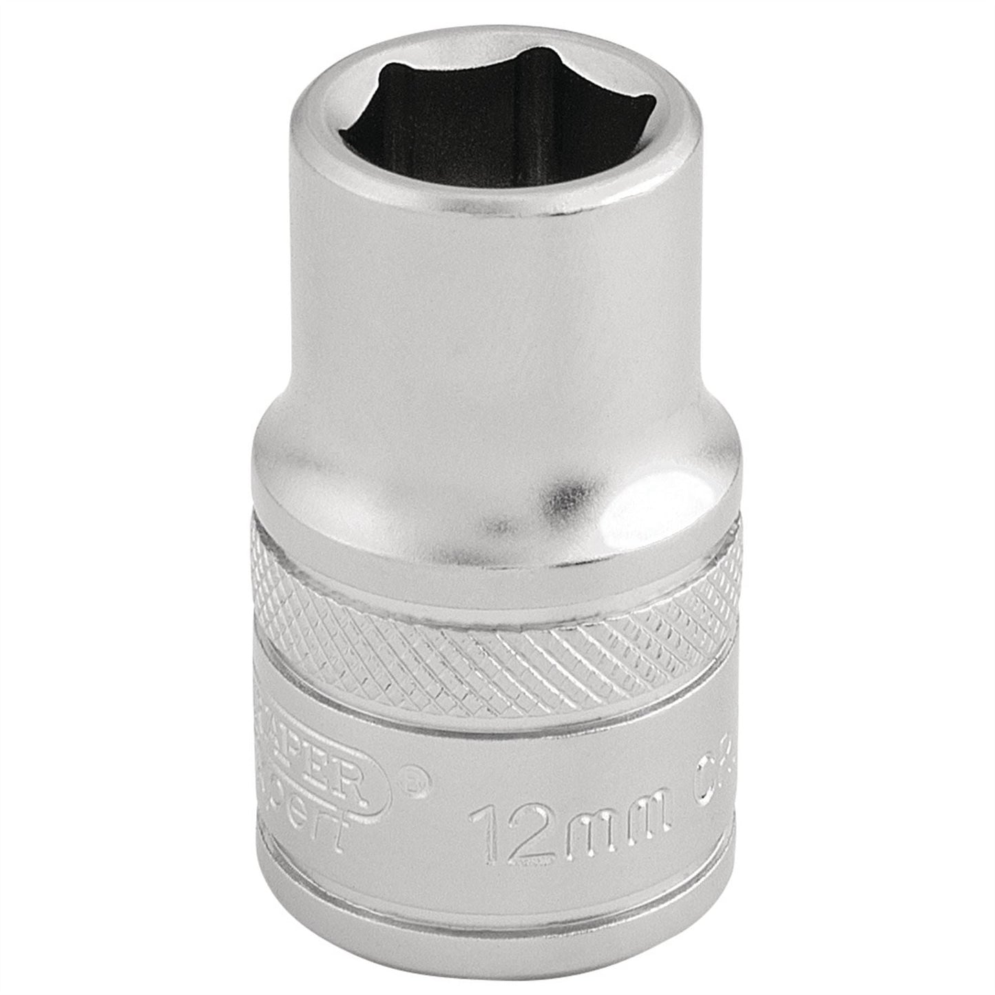 Draper 16601 6 Point Metric Socket 1/2" Sq. Dr. 12mm Draper
