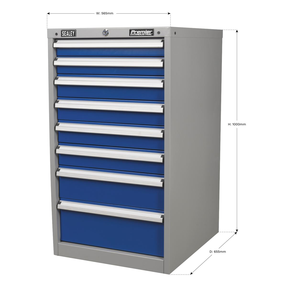 Sealey API5658 Industrial Cabinet 8 Drawer Sealey