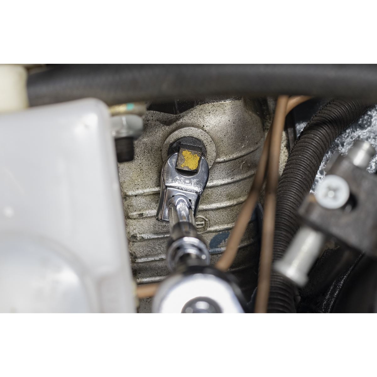 Siegen S0866 Crow's Foot Open-End Spanner Set 10pc 3/8"Sq Drive Metric Siegen