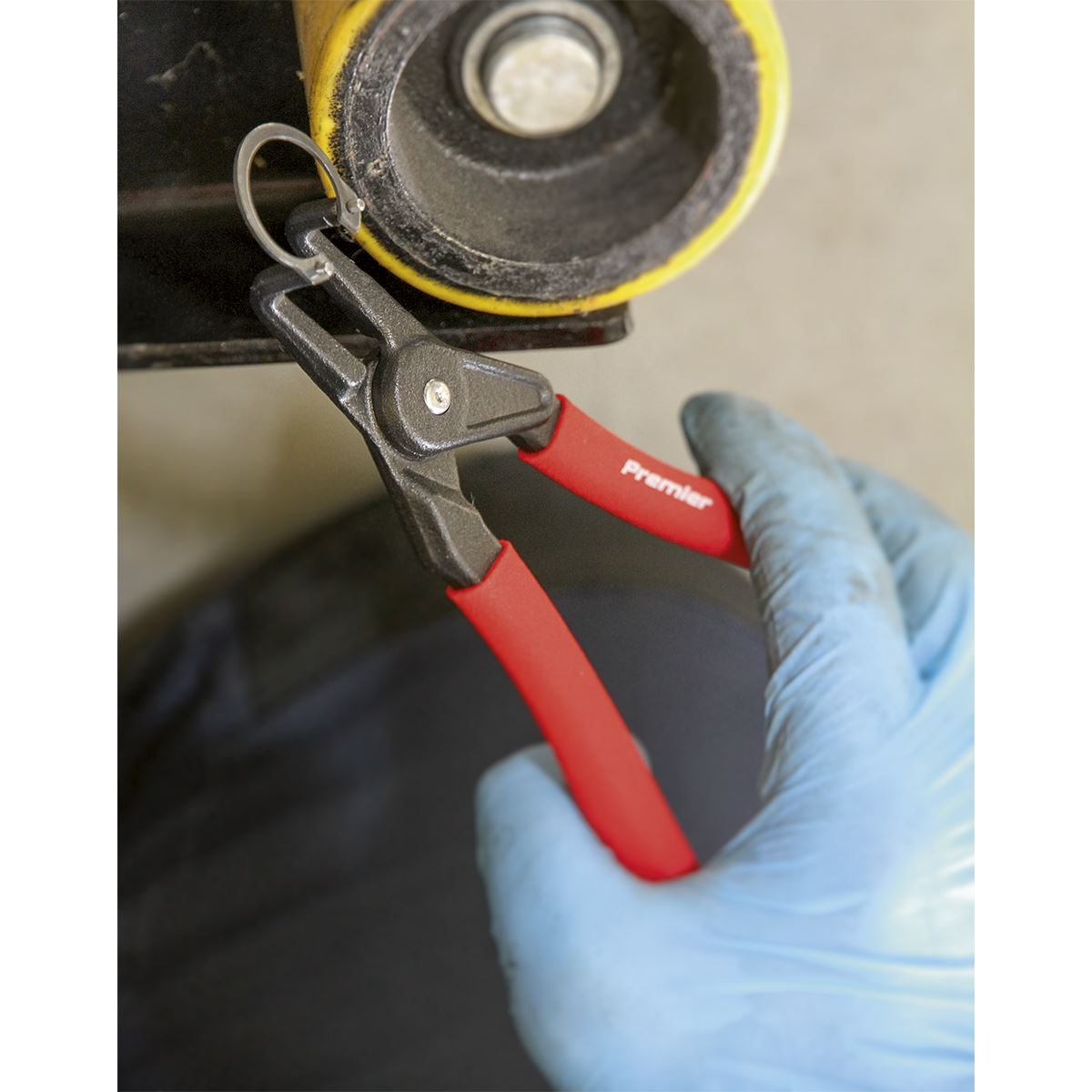 Sealey AK84551 Circlip Pliers External Bent Nose 170mm Sealey