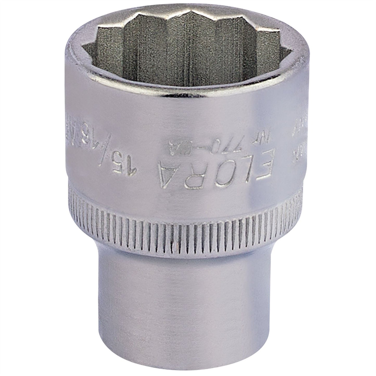 Elora 24450 Bi-Hexagon Socket 1/2" Sq. Dr. 15/16" Elora