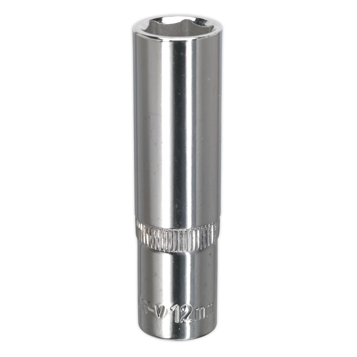 Sealey SP3812D WallDrive® Socket 12mm Deep 3/8"Sq Drive Fully Polished Sealey