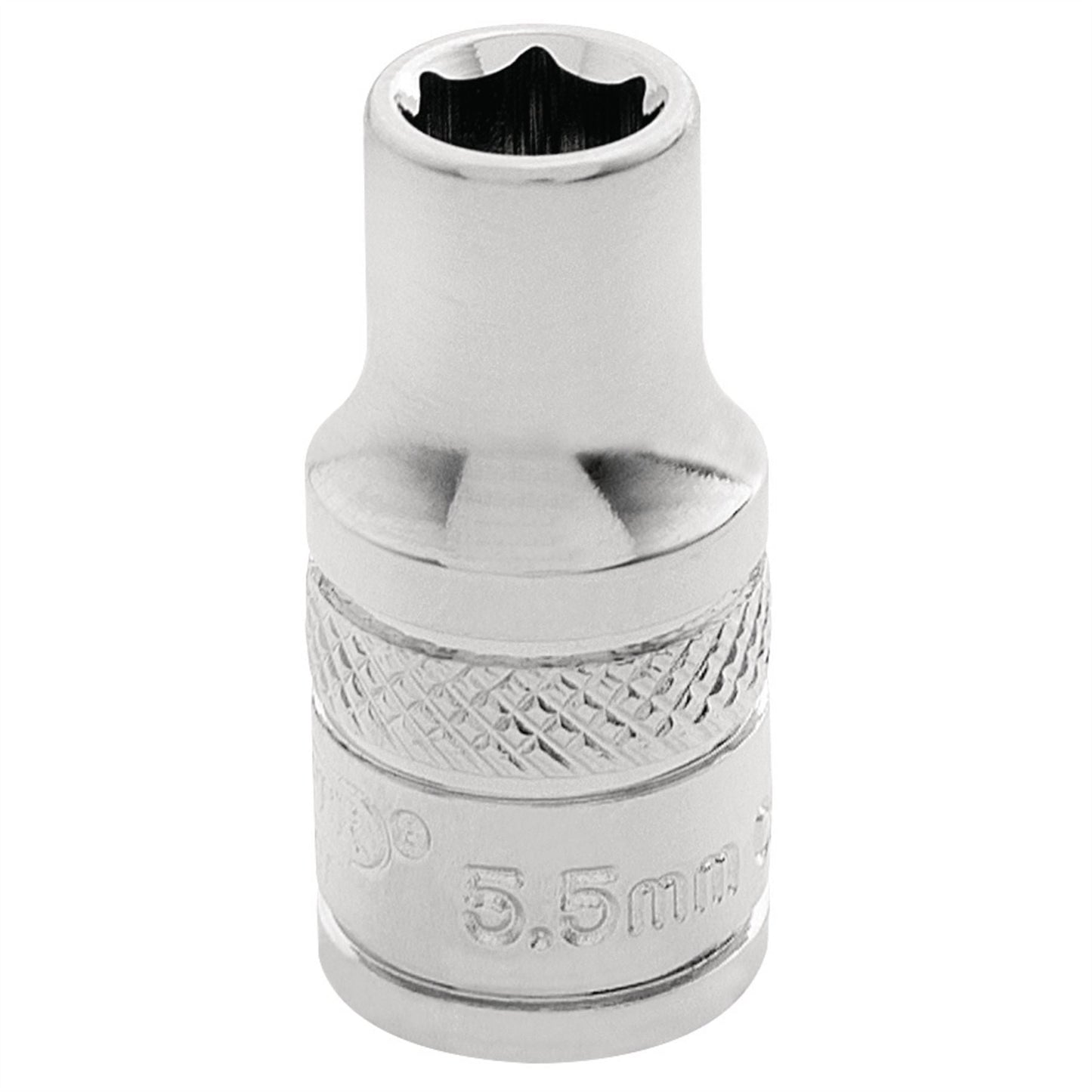 Draper 32449 HI-TORQ® 6 Point Socket 1/4" Sq. Dr. 5.5mm Draper