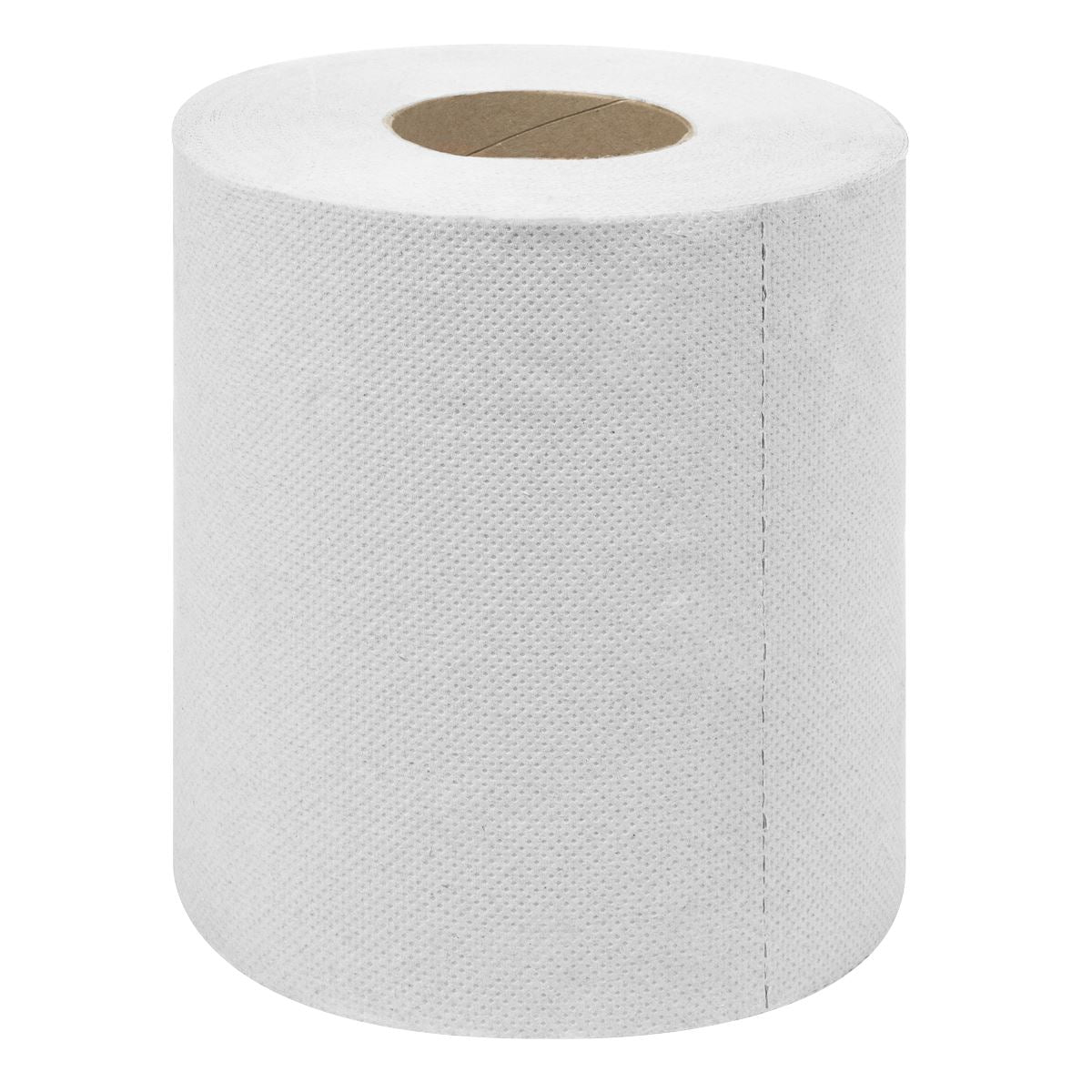 Sealey WHT60 White Embossed 2-Ply Paper Roll 60m - Pack of 6 Sealey