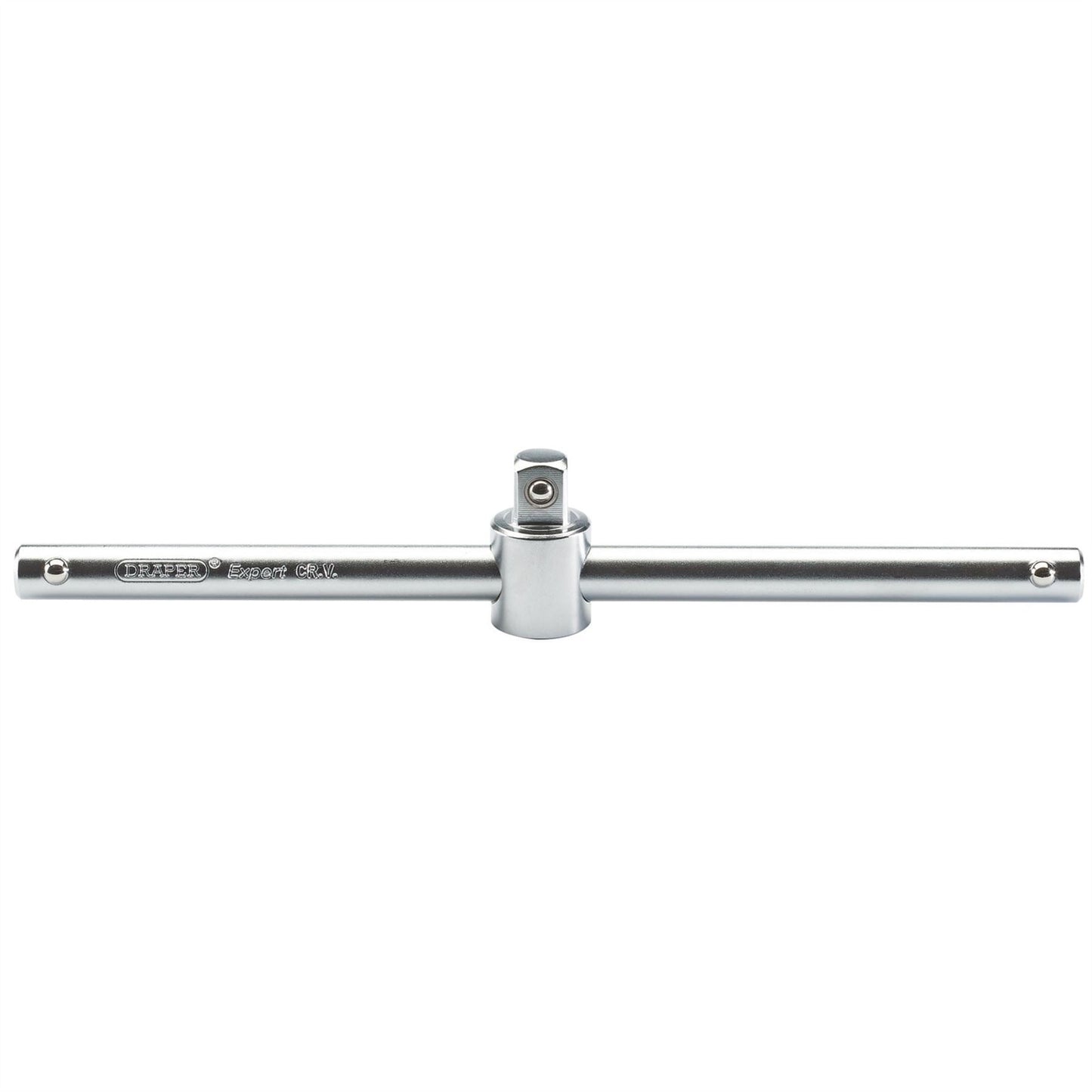 Draper 16790 Satin Chrome Sliding T Bar 1/2" Sq. Dr. Draper
