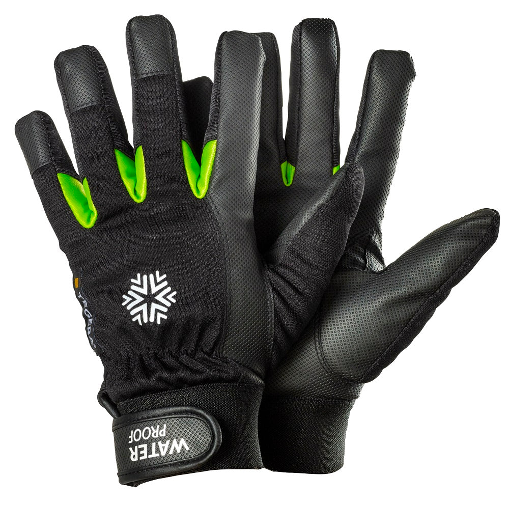 Ejendals Tegera 517 Black Winter Lined Synthetic Leather Waterproof Gloves Tegera