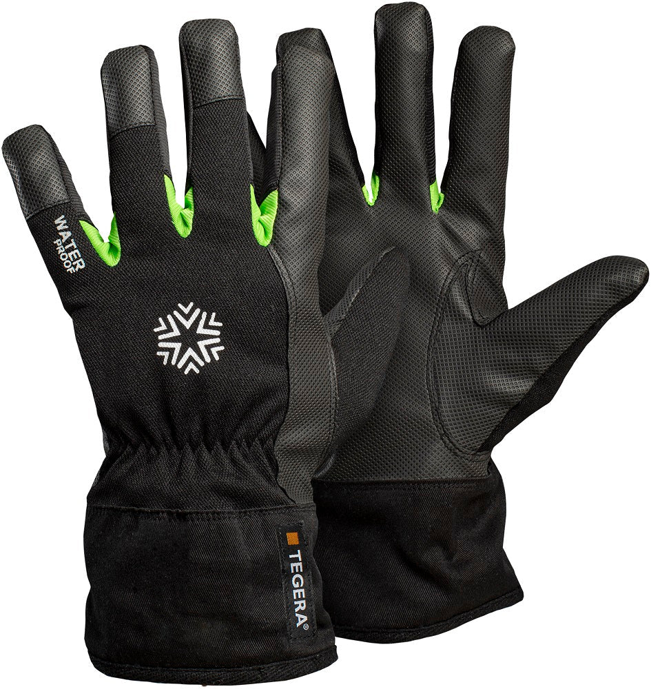 Ejendals Tegera 519 Winter Lined Waterproof Syn. Leather Gloves Long Cuff Tegera