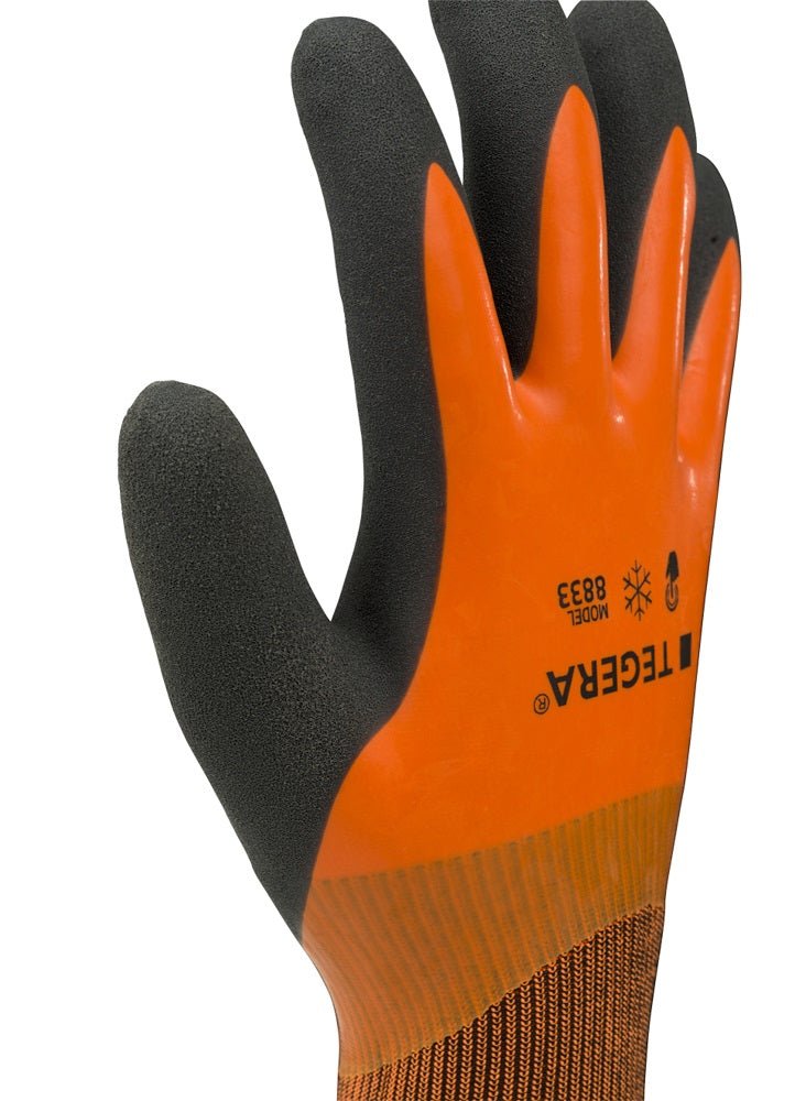 Ejendals Tegera Winter Lined Latex Coated Heat Waterproof Work Gloves 8833 Tegera