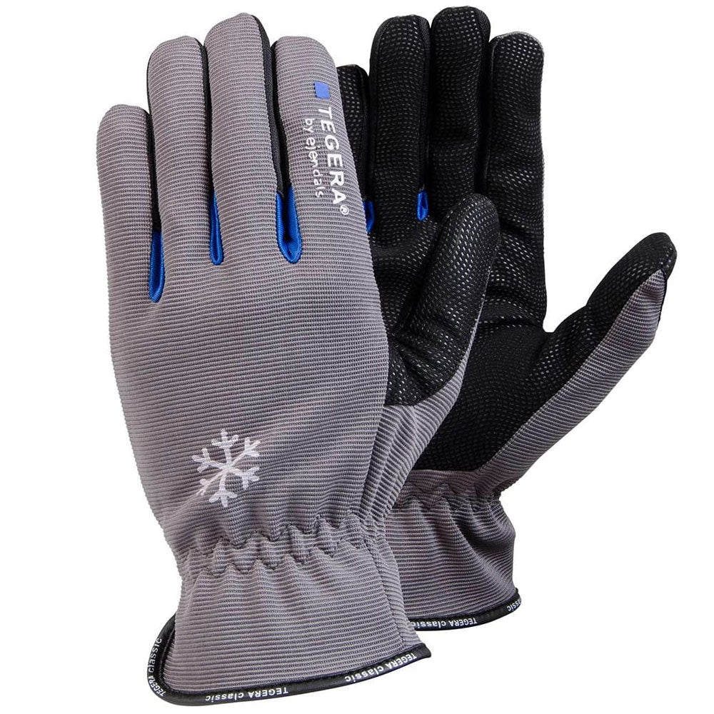 Ejendals Tegera 417 Synthetic Leather Winter Fleece Lined Gloves Tegera