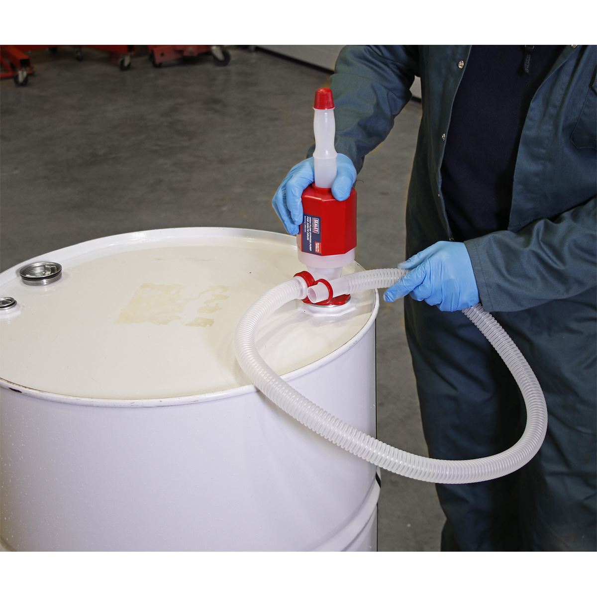 Sealey TP781 Syphon Pump for 205L Drum - High Flow Sealey