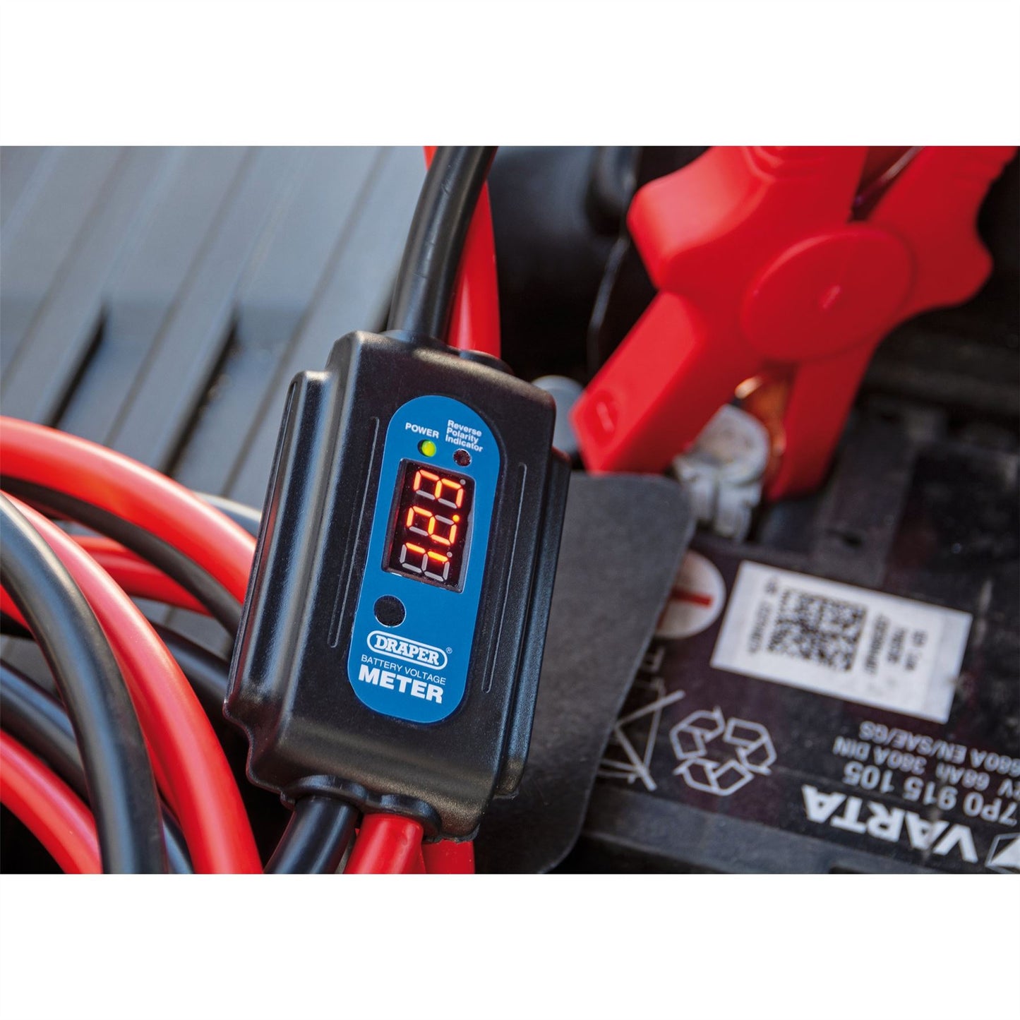 Draper 91884 Surge Protection Booster Cables 5m x 29mm² Draper