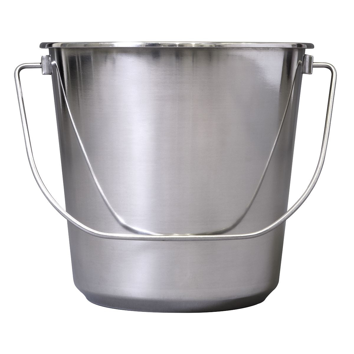 Sealey BM8L Mop Bucket 12L - Stainless Steel Sealey