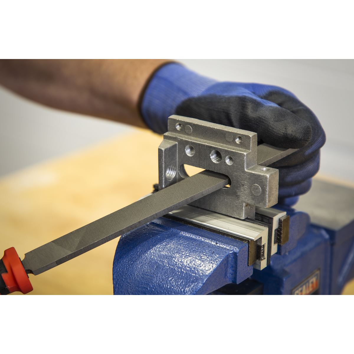 Sealey AK5865 Smooth Cut Flat Engineer's File 200mm Sealey