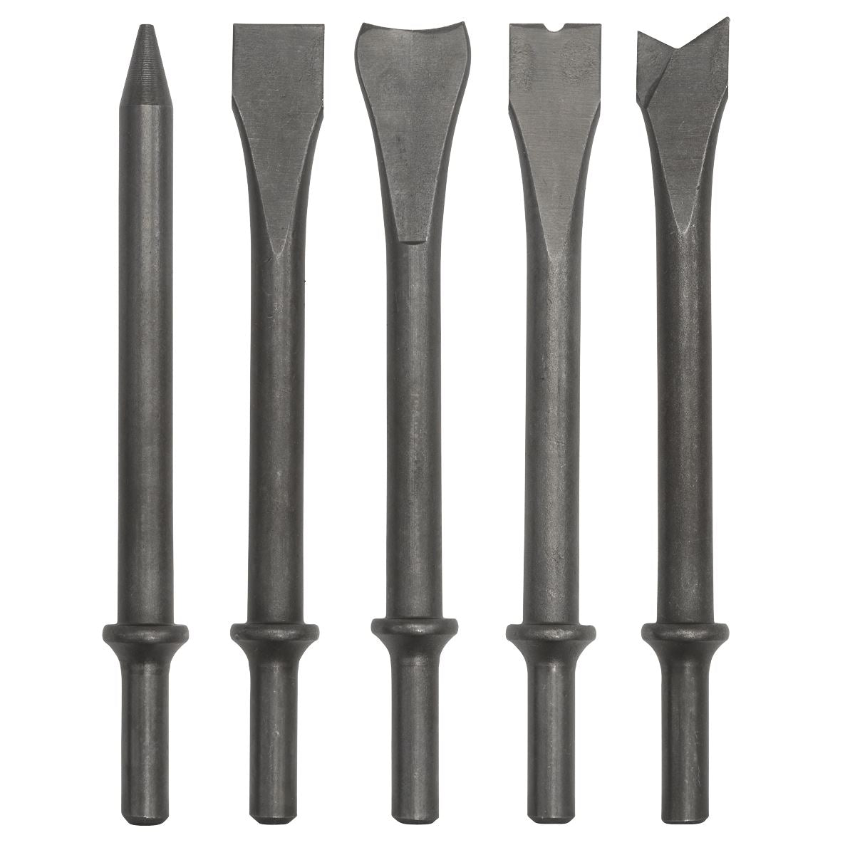 Sealey SA11C Air Hammer Chisel Set 5pc 170mm .401" Shank Sealey