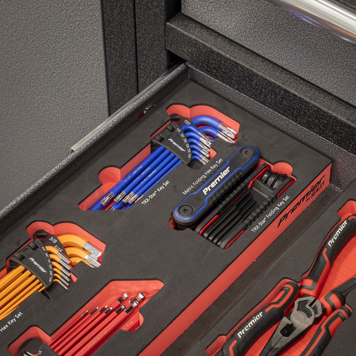 Sealey TBT62 Premier Master Key Set with Tool Tray 43pc Sealey