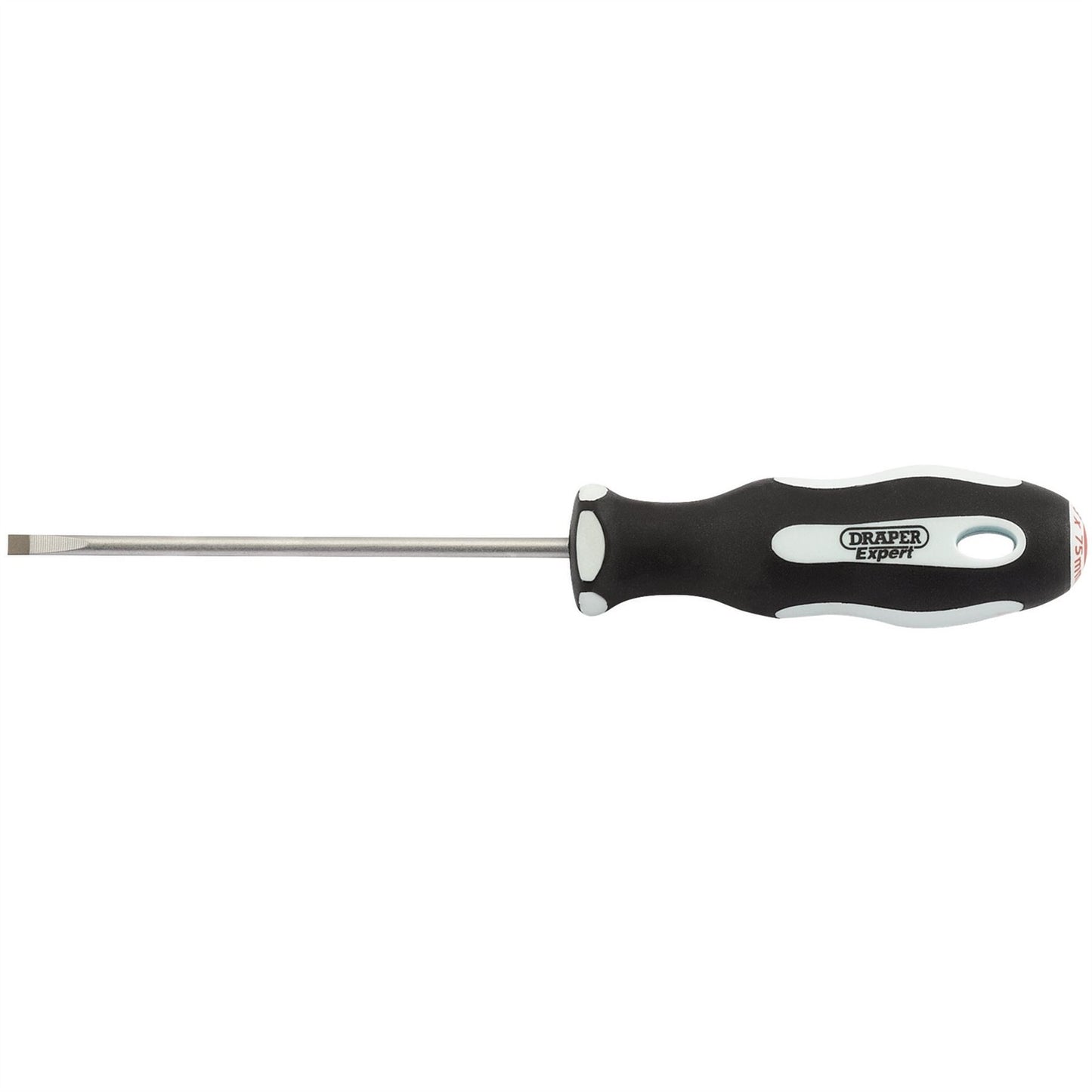 Draper 34971 Plain Slot Soft Grip Parallel Tip Screwdriver 3 x 75mm Draper