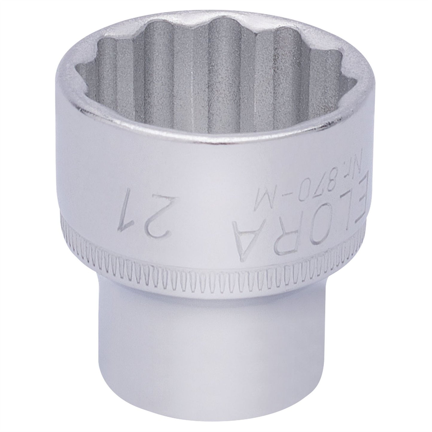 Elora 25979 Bi-Hexagon Socket 3/8" Sq. Dr. 21mm Elora