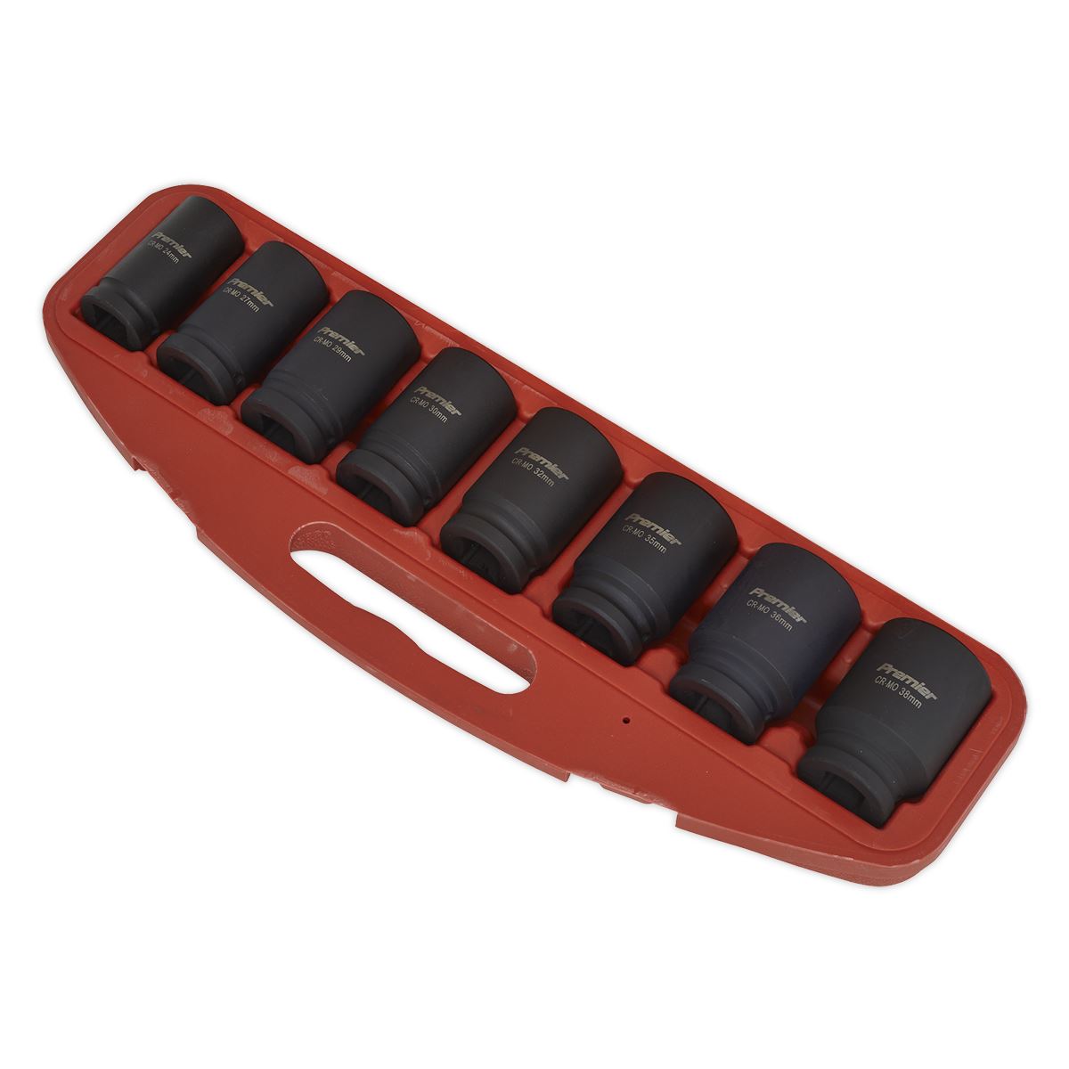 Sealey AK885 Impact Socket Set 8pc Deep 3/4"Sq Drive Metric Sealey