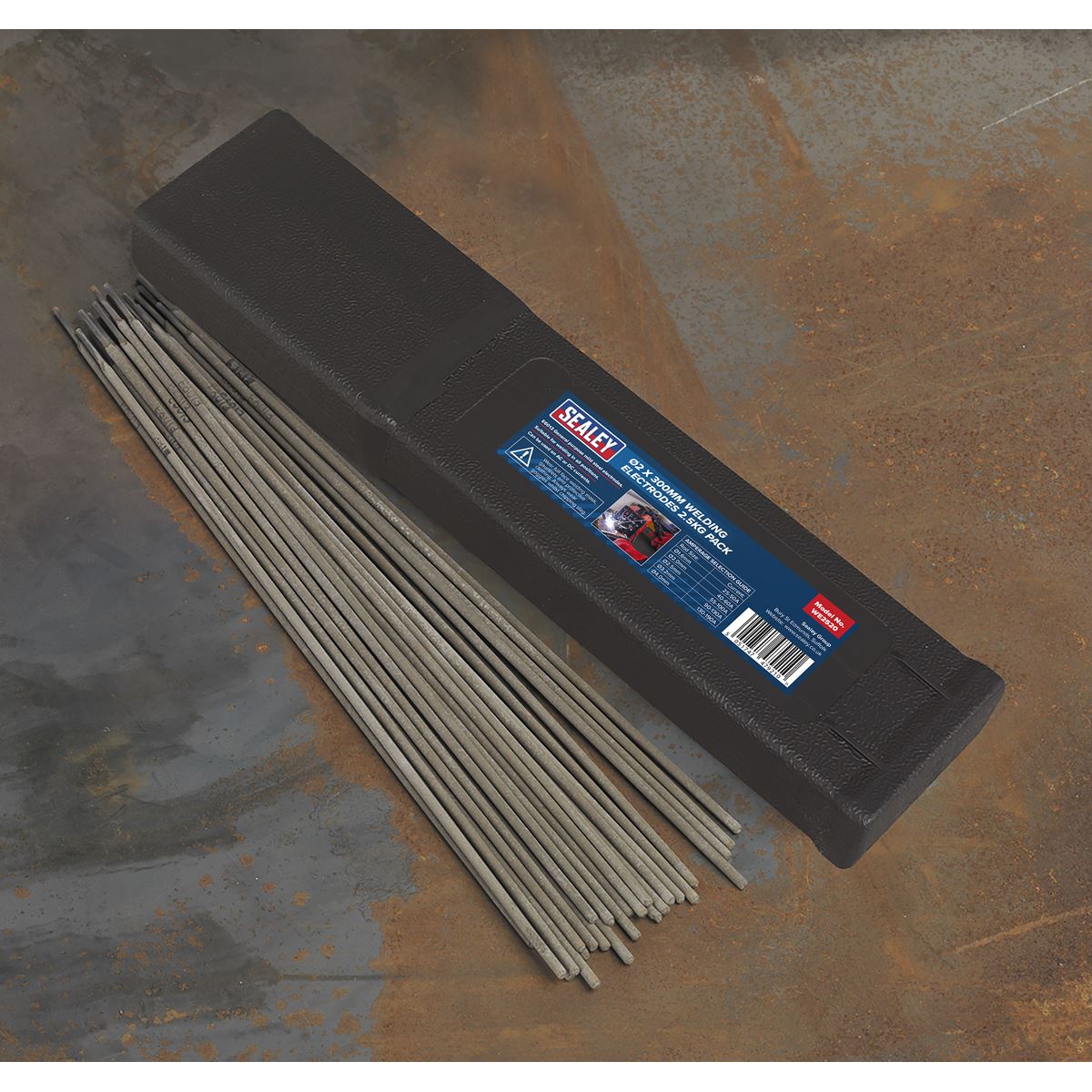 Sealey WE2520 Welding Electrodes Ø2 x 300mm 2.5kg Pack Sealey
