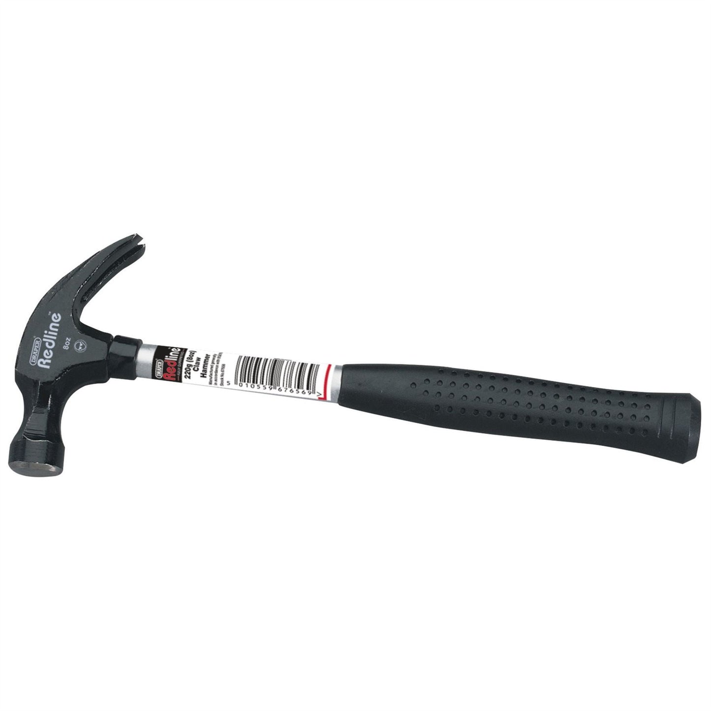 Draper 67656 Redline® Claw Hammer with Steel Shaft 225g/8oz Draper