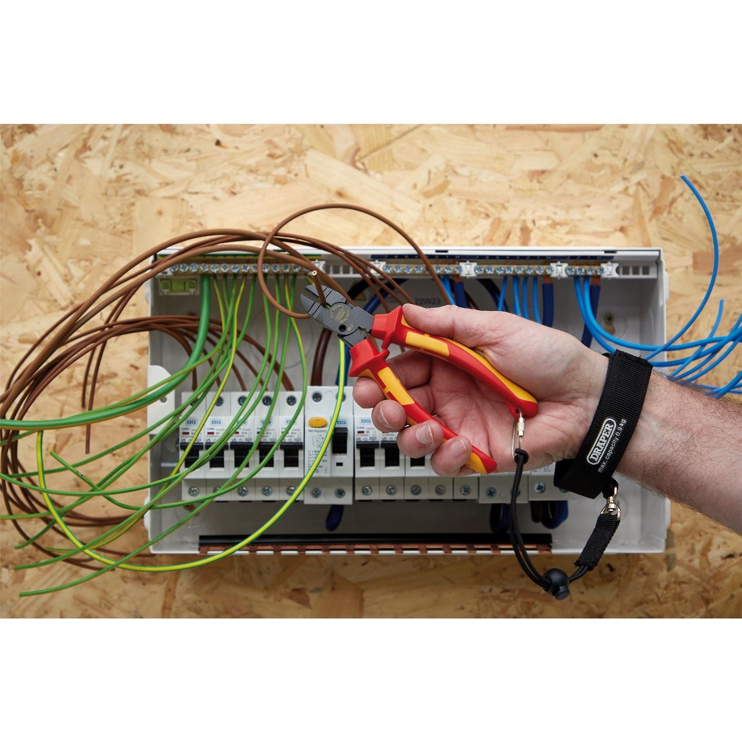 Draper 13642 XP1000® VDE Tethered 4-in-1 Combination Cutter 160mm Draper