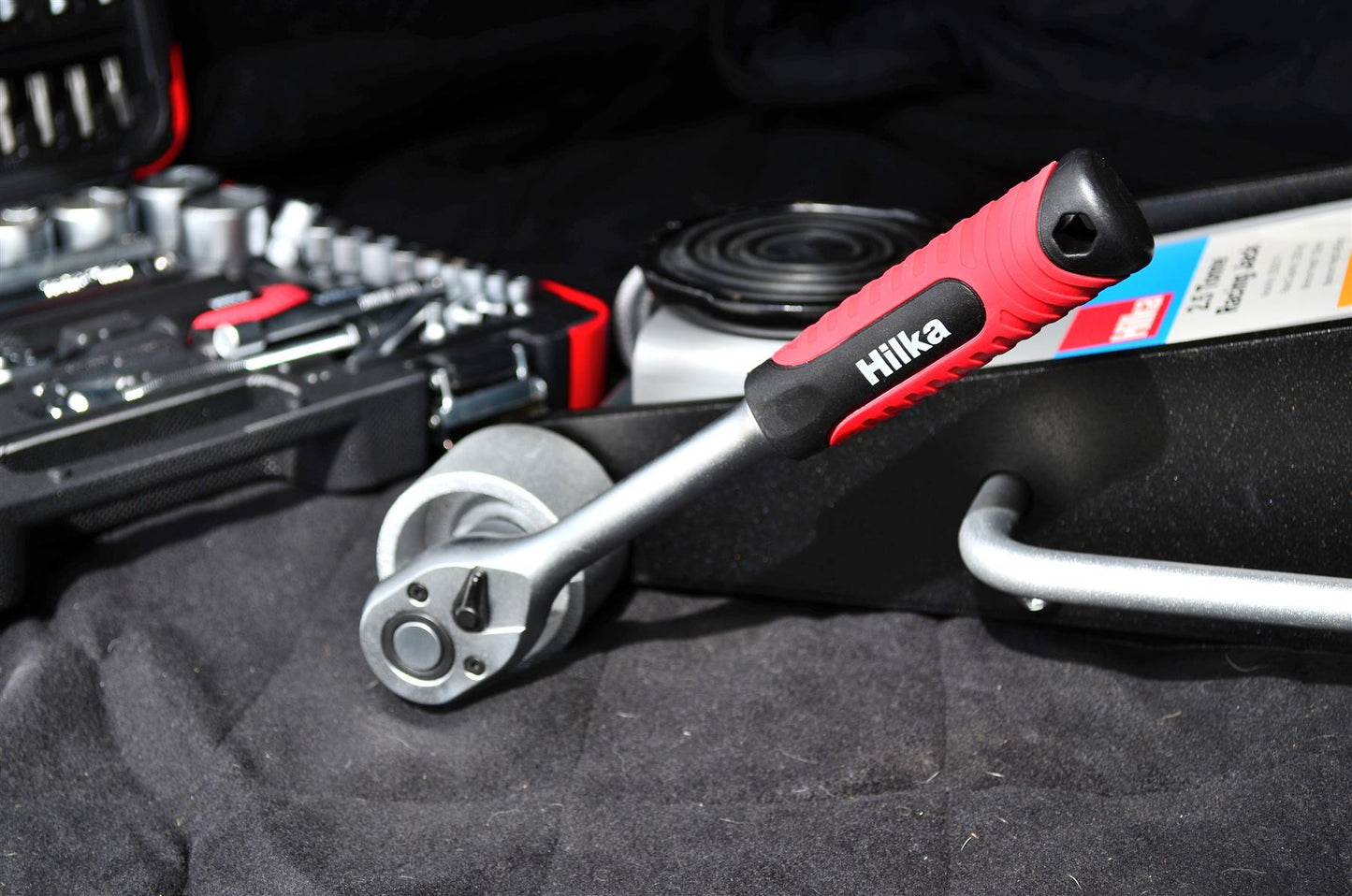 Hilka 32 pce 1/2" Drive Socket Set Metric 01123202 Hilka