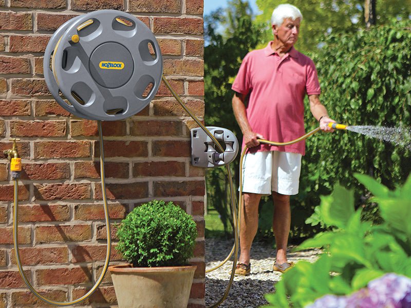 Hozelock 2390 60m Wall Mounted Hose Reel Only No Hose Hozelock