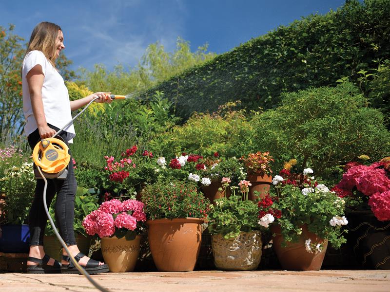 Hozelock Micro Hose Reel + 10m of 7mm Hose Hozelock