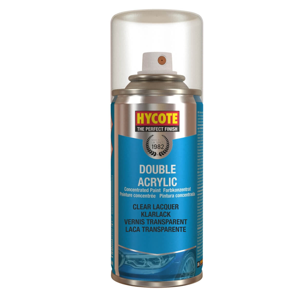 Hycote Clear Lacquer Double Acrylic Spray Paint 150Ml Xdpb908 Hycote