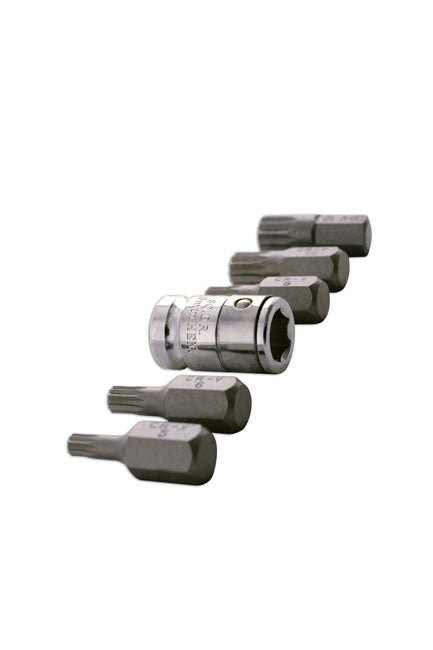 Laser Tools 0592 Spline Bit Set 6pc Laser Tools