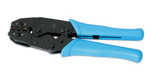 Laser Tools 0884 Ratchet Crimping Pliers - Insulated Terminals Laser Tools