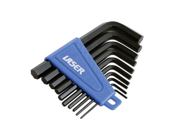 Laser Tools 0951 Imperial Hex Key Set 10pc Laser Tools