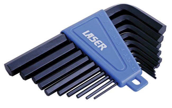 Laser Tools 0952 Metric Hex Key Set 10pc Laser Tools