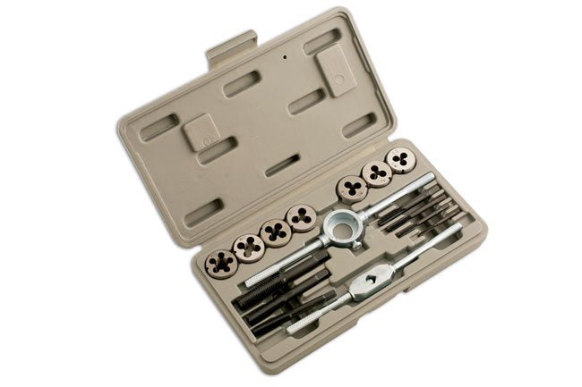 Laser Tools 1398 Metric Tap & Die Set 16pc Laser Tools