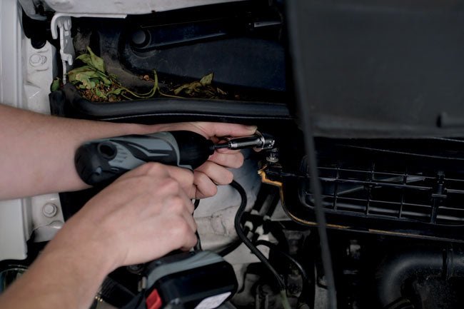 Laser Tools 2517 3-Way Angled Head Screwdriver & 10 Bits Laser Tools