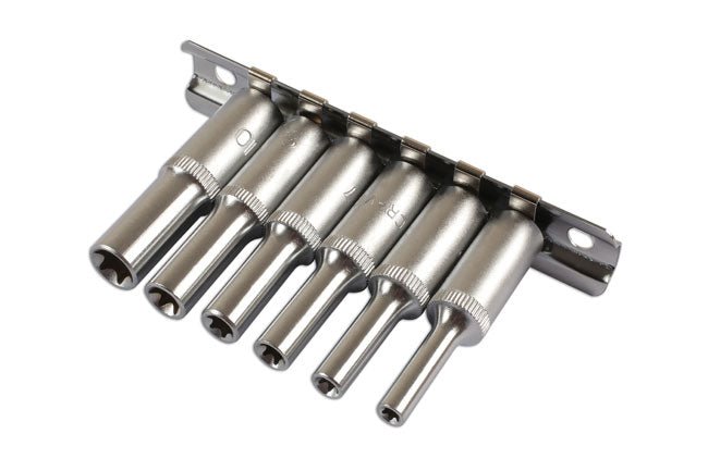 Laser Tools 3225 Deep Star Socket Set 1/4"D 6pc Laser Tools